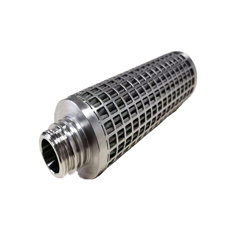 Gesinterte Siebfilterpatrone mehrschichtiges gesintertes Sieb Edelstahlfilterelement 316L Metall gesintertes Sieb